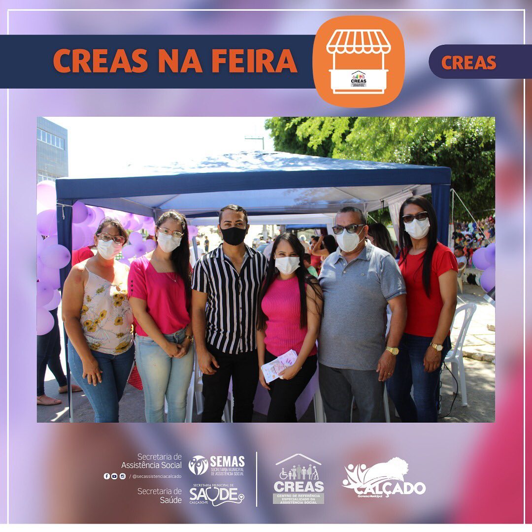 CREAS Realiza Ação “Sinal Vermelho” Contra a Violência Doméstica em Calçados