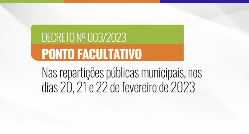 DECRETO Nº 003/2023